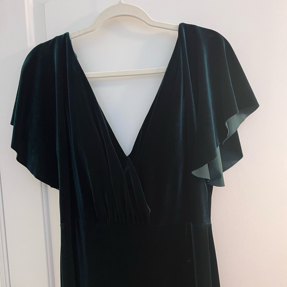 Jenny Yoo Velvet Dress - Picture 5 of 8